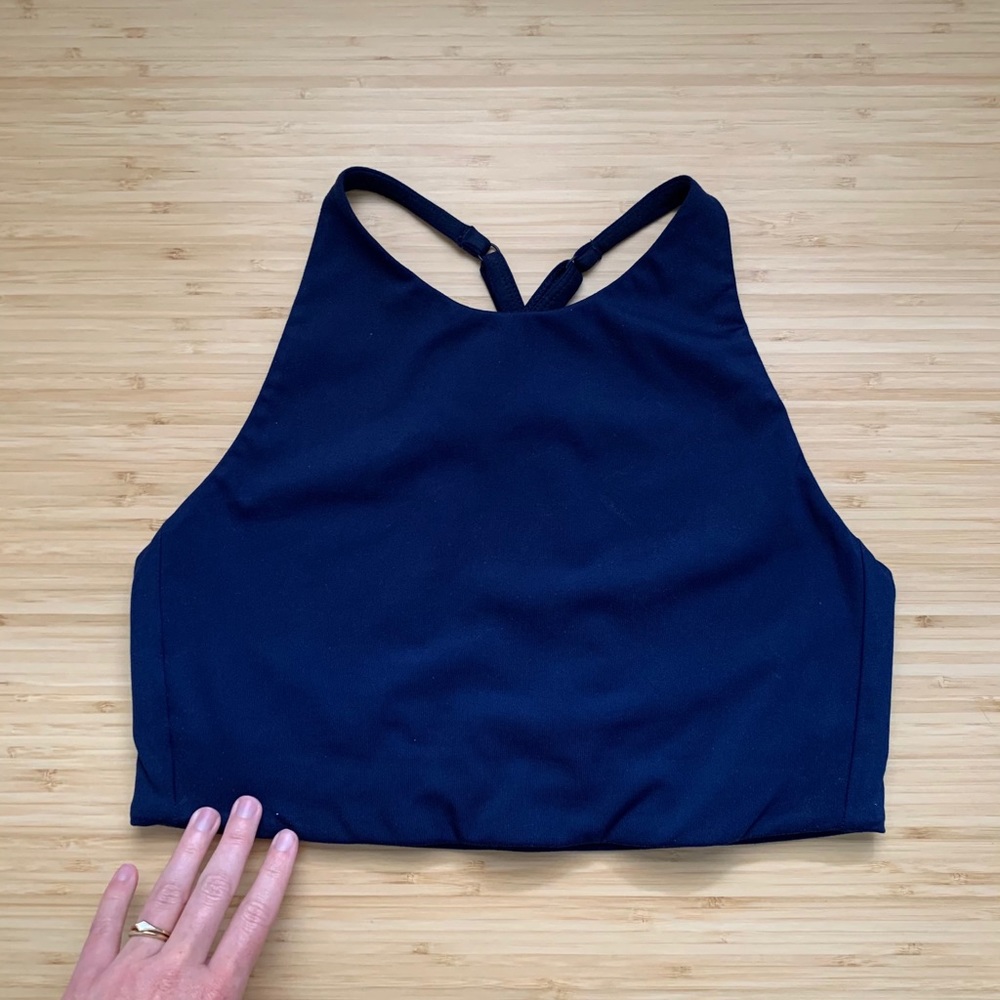 Girlfriend Collective Topanga Bra — Indigo